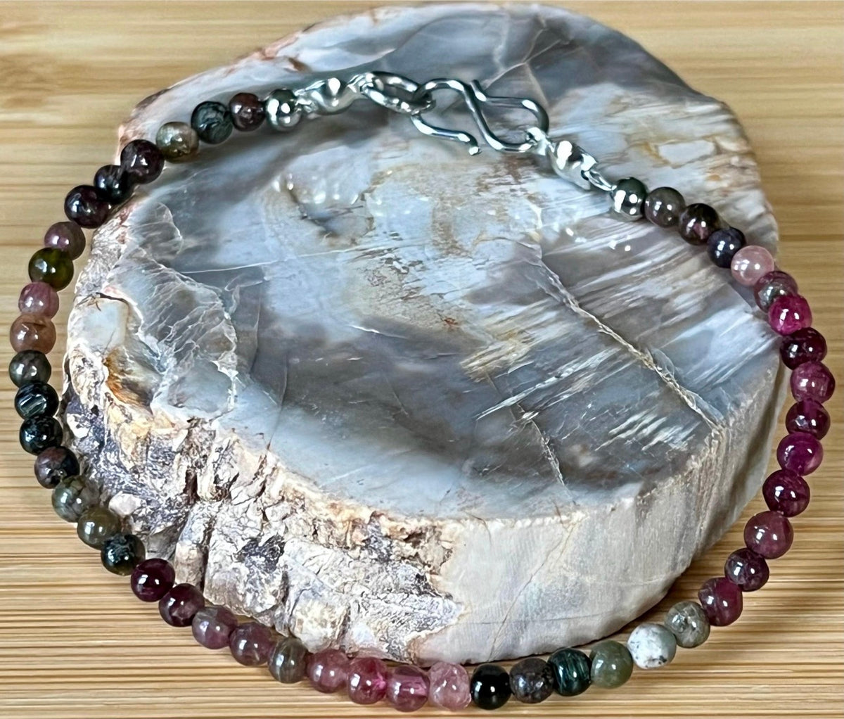 Tanzanite and moonstone bracelet, tourmaline and tanzanite bracelet or tourmaline bracelet!