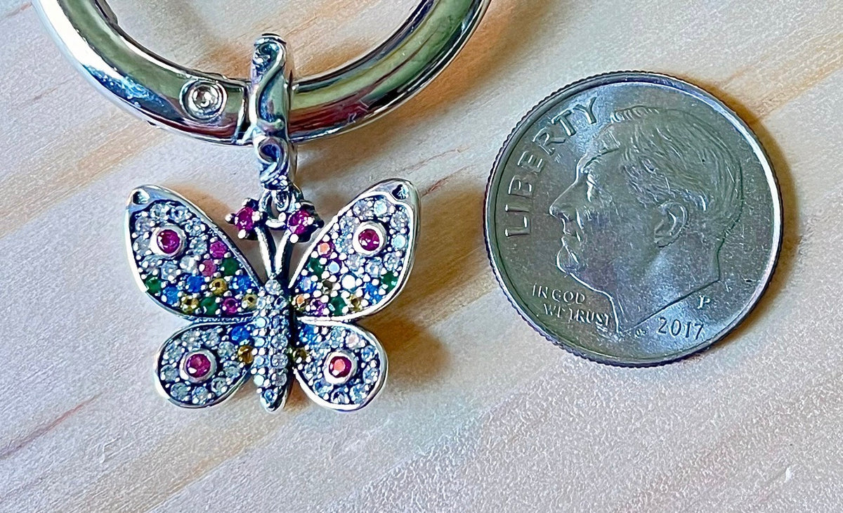 Butterfly charms and tree of life charm! All solid sterling silver charms!