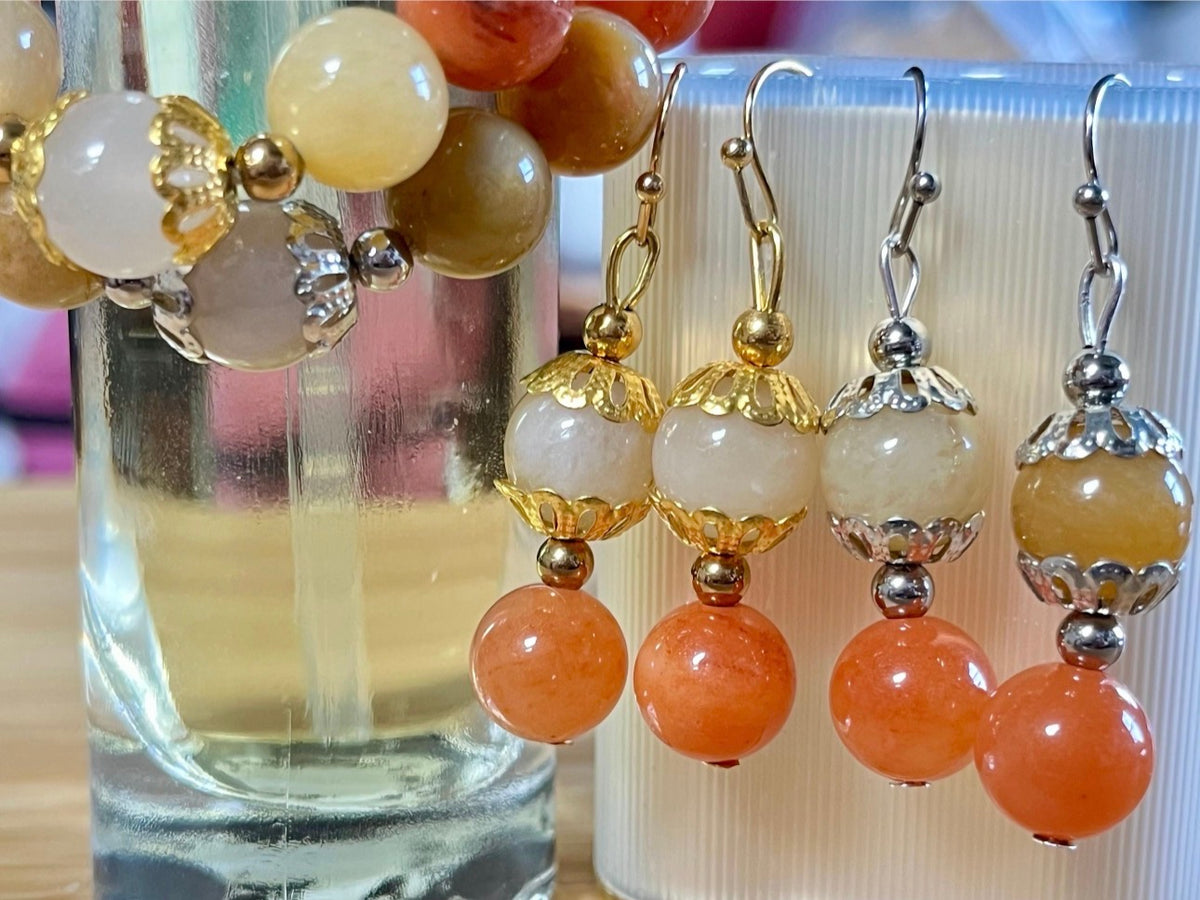 Quartzite bracelet. The “Butternut Squash” bracelet joins the Holiday Collection lineup! It’s perfect for autumn and Thanksgiving!