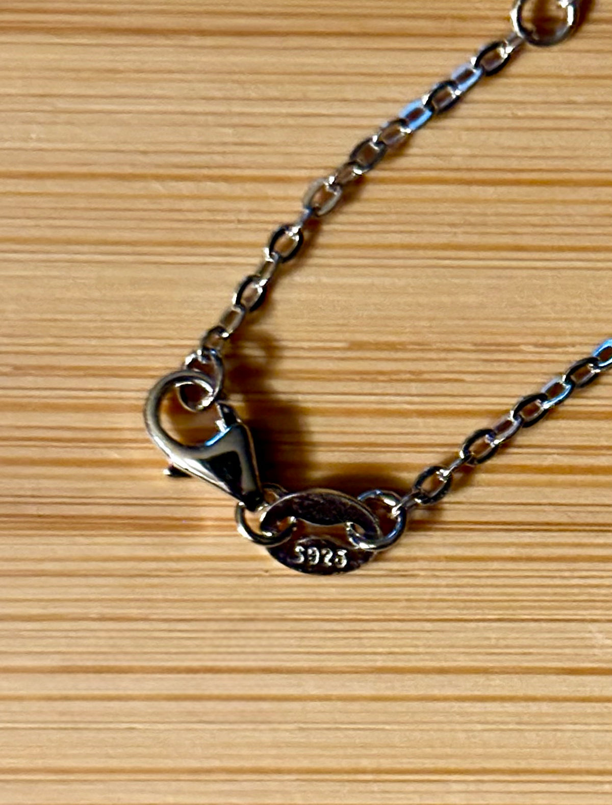 Moissanite necklace. A GORGEOUS certified 4ct pear-cut Moissanite pendant in sterling and 18k white gold on a nice 22” cable link chain!
