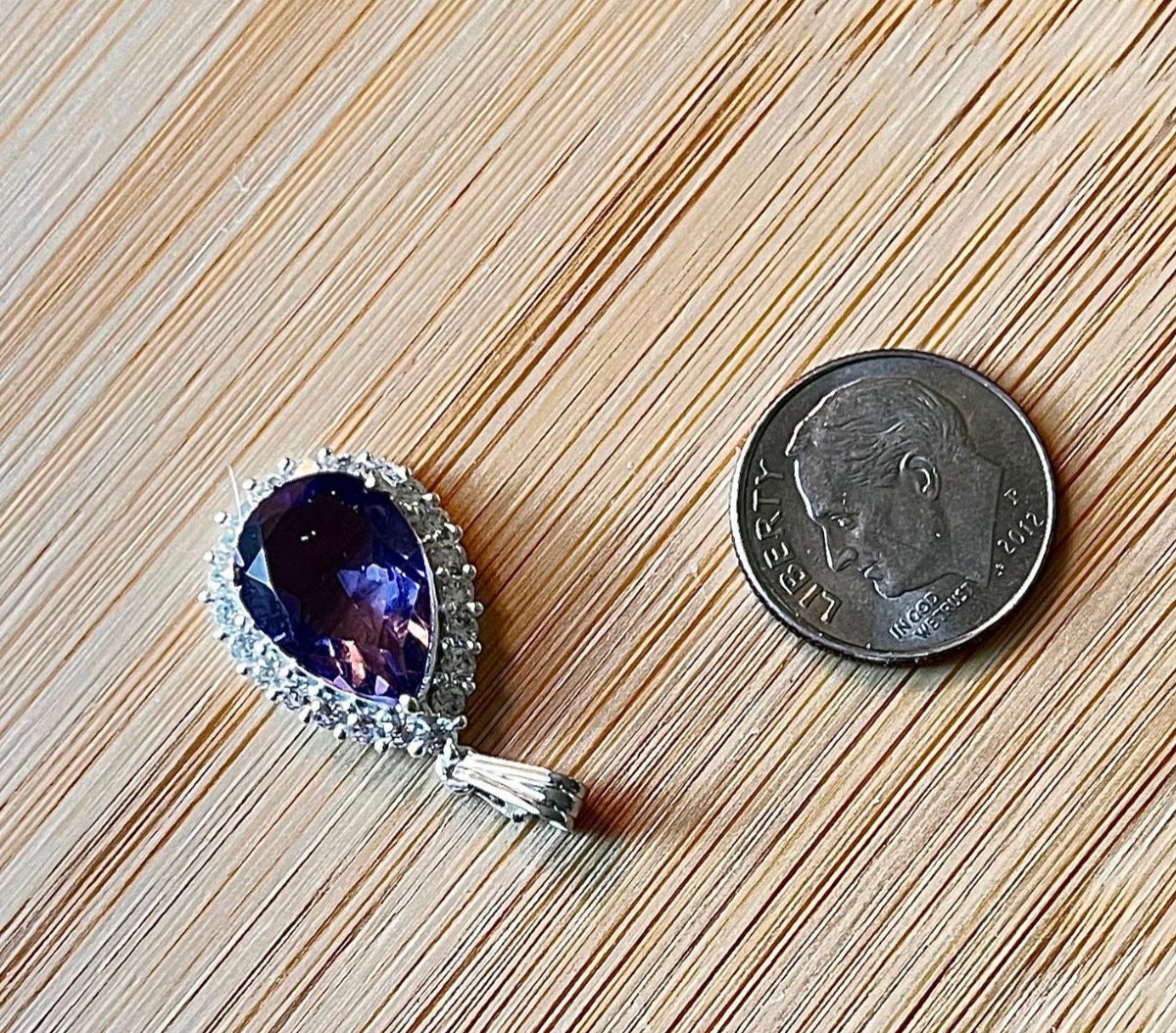 GENUINE gemstone pendants set in 925 sterling silver! Lab-grown and 100% identical to nature-grown in every way except the high price tag!