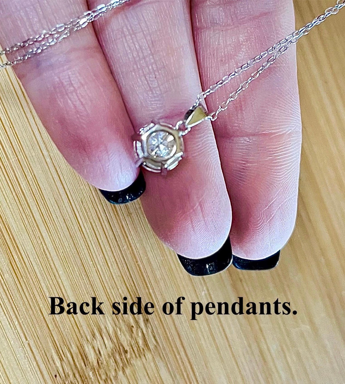 Moissanite solitaire necklaces. A certified 1, 2, 3 or 5ct Moissanite in sterling silver and 18k! (10ct also, but listed separately!)