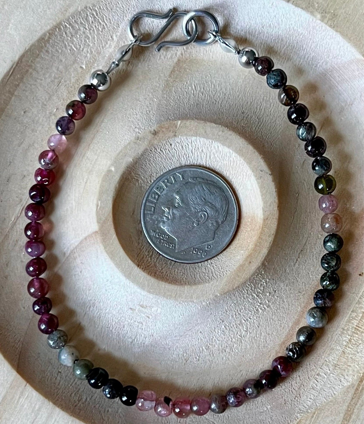 Tanzanite and moonstone bracelet, tourmaline and tanzanite bracelet or tourmaline bracelet!