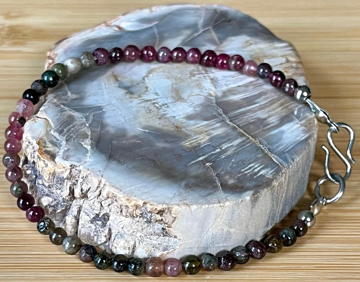 Tanzanite and moonstone bracelet, tourmaline and tanzanite bracelet or tourmaline bracelet!