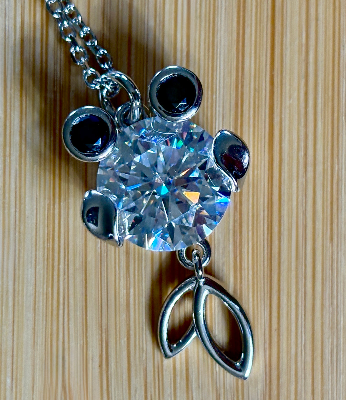 One fish, two fish, small fish, HUGE fish! A 1ct Moissanite or 10ct Moissanite necklace!