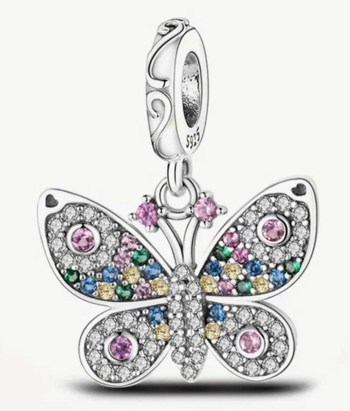 Butterfly charms and tree of life charm! All solid sterling silver charms!