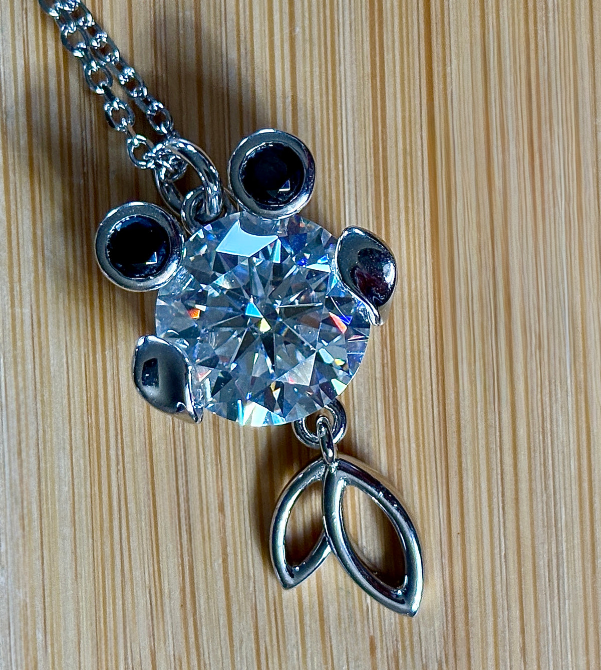 One fish, two fish, small fish, HUGE fish! A 1ct Moissanite or 10ct Moissanite necklace!