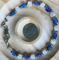 Tanzanite and moonstone bracelet, tourmaline and tanzanite bracelet or tourmaline bracelet!