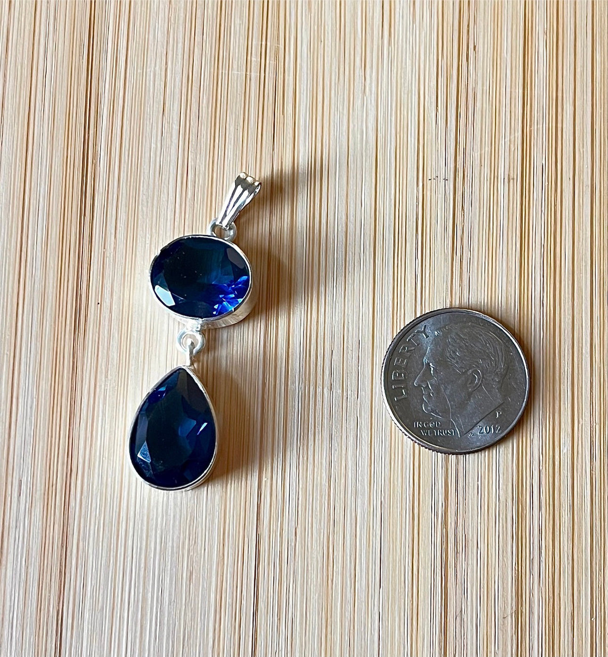 Rubellite tourmaline pendant, citrine pendant, London blue topaz pendant and manmade opal pendant. All solid sterling silver pendants!