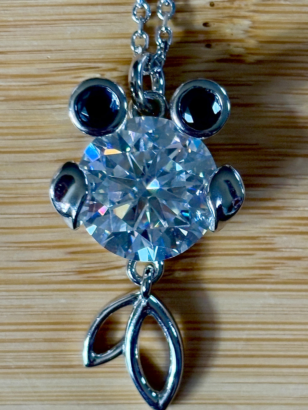 One fish, two fish, small fish, HUGE fish! A 1ct Moissanite or 10ct Moissanite necklace!