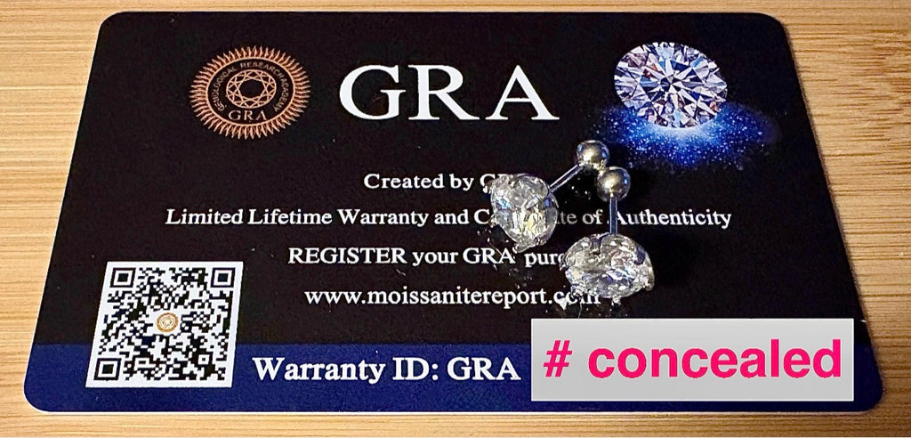 A certified pair of pretty, floral-inspired 2cttw or 4cttw Moissanite studs in poinsettia-shaped settings w/screwball backs OR 4cttw w/push backs!