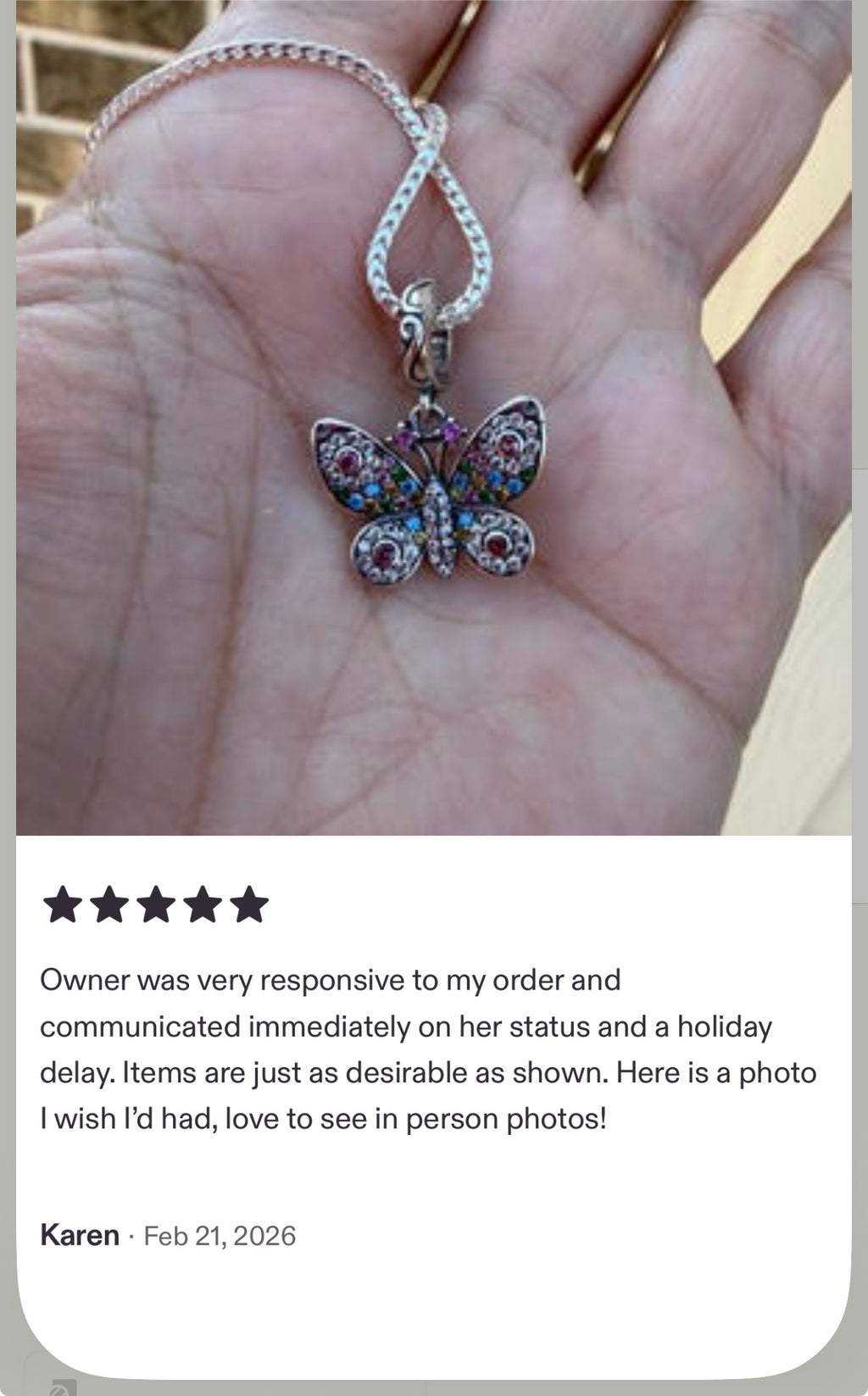 Butterfly charms and tree of life charm! All solid sterling silver charms!